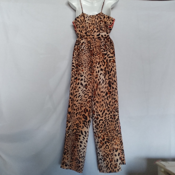 Eci new york leopard print jumpsuit - Picture 2 of 7